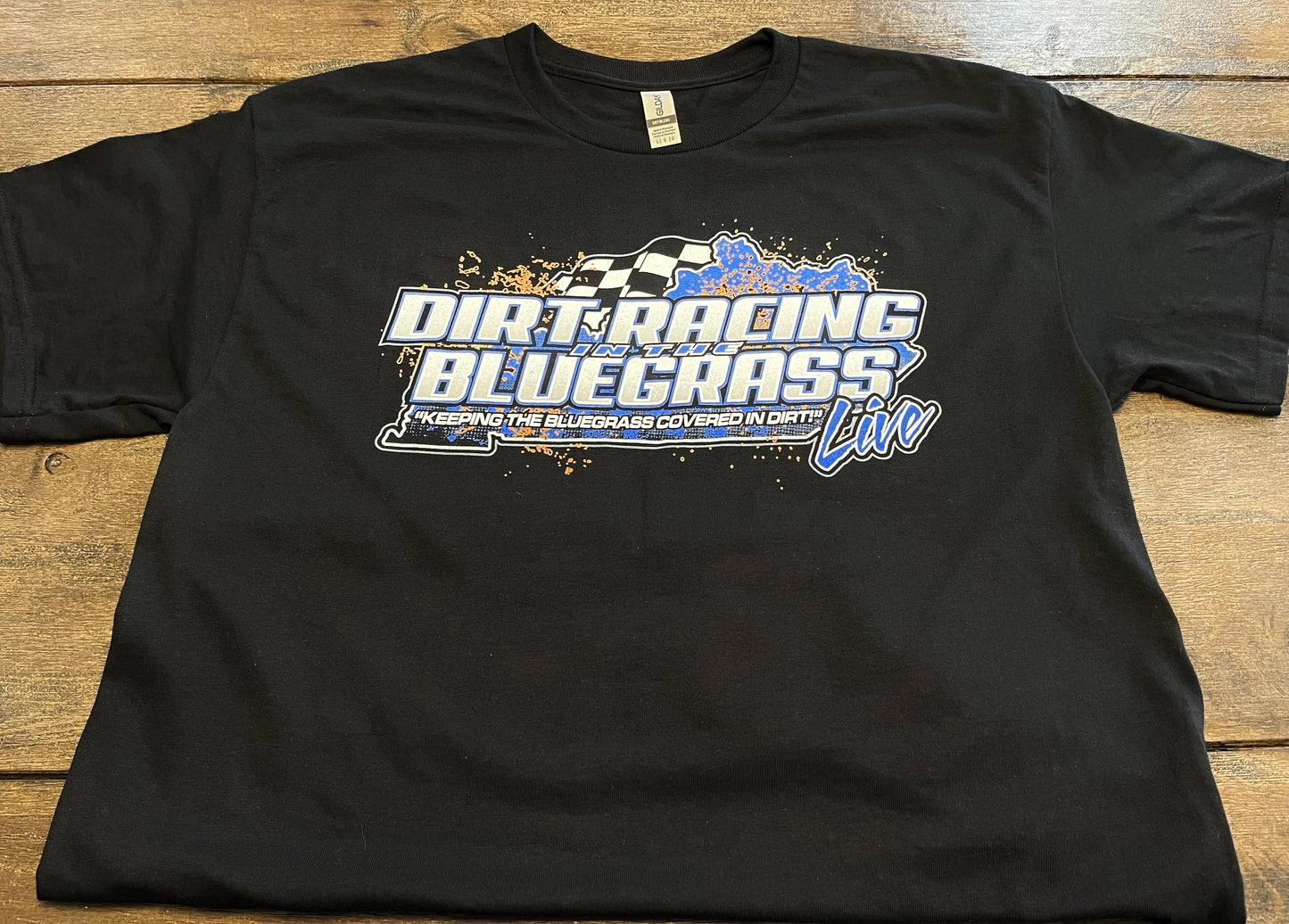 Dirt Racing in the Bluegrass Black T-Shirt