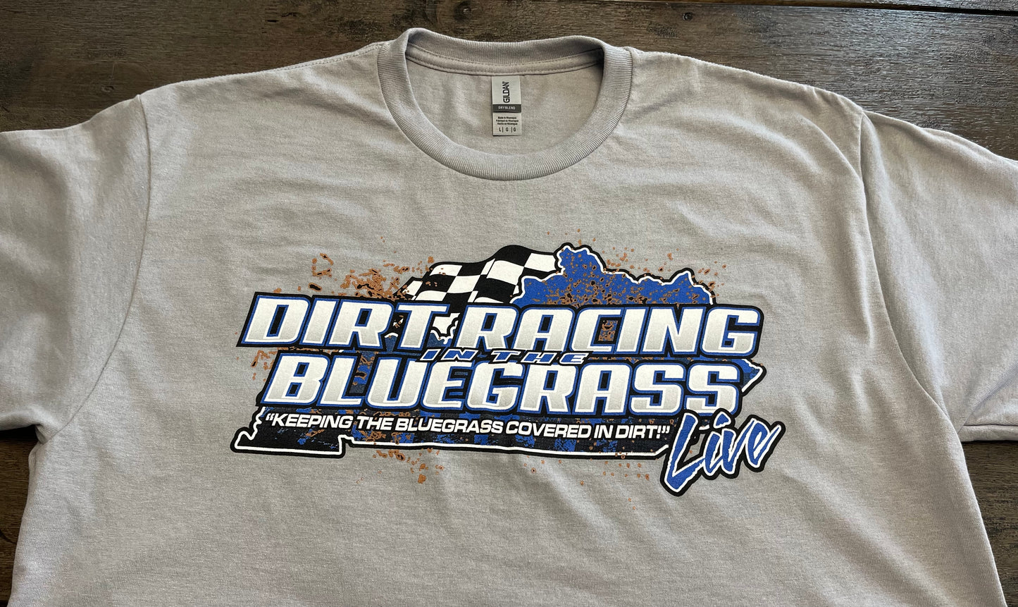 Dirt Racing in the Bluegrass Gray T-Shirt